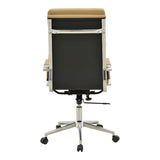 Scaun de birou de manager Tokyo cu PU 56x52x108 cm, Diverse culori, 52x56 cm - Bej