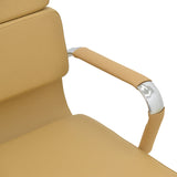 Scaun de birou de manager Tokyo cu PU 56x52x108 cm, Diverse culori, 52x56 cm - Bej