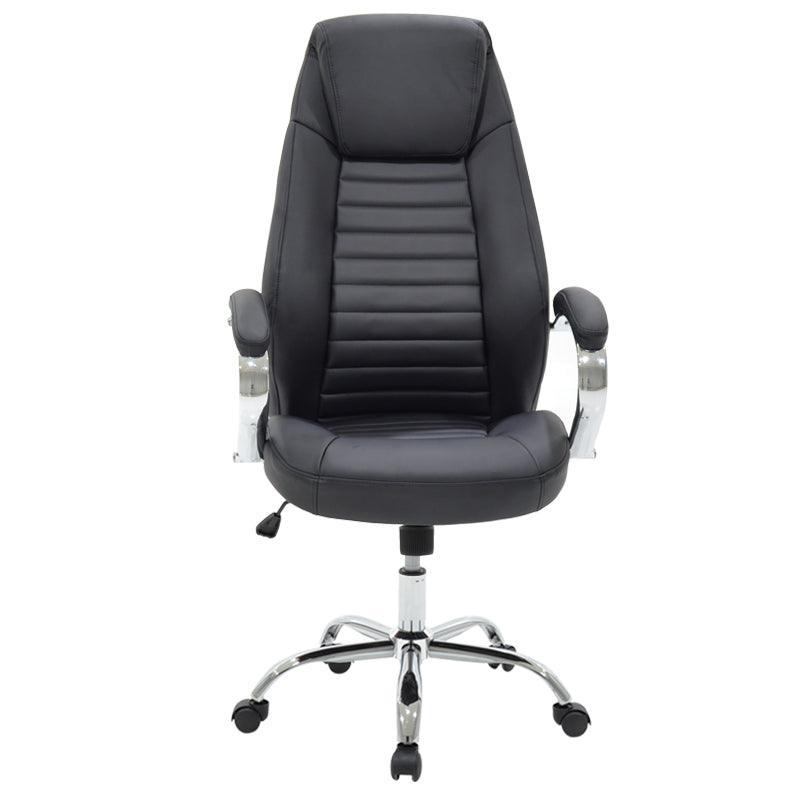 Scaun de birou manager Sonar, 57x61x120 cm - Negru