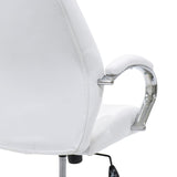 Scaun de birou manager Sonar, 57x61x120 cm - Alb