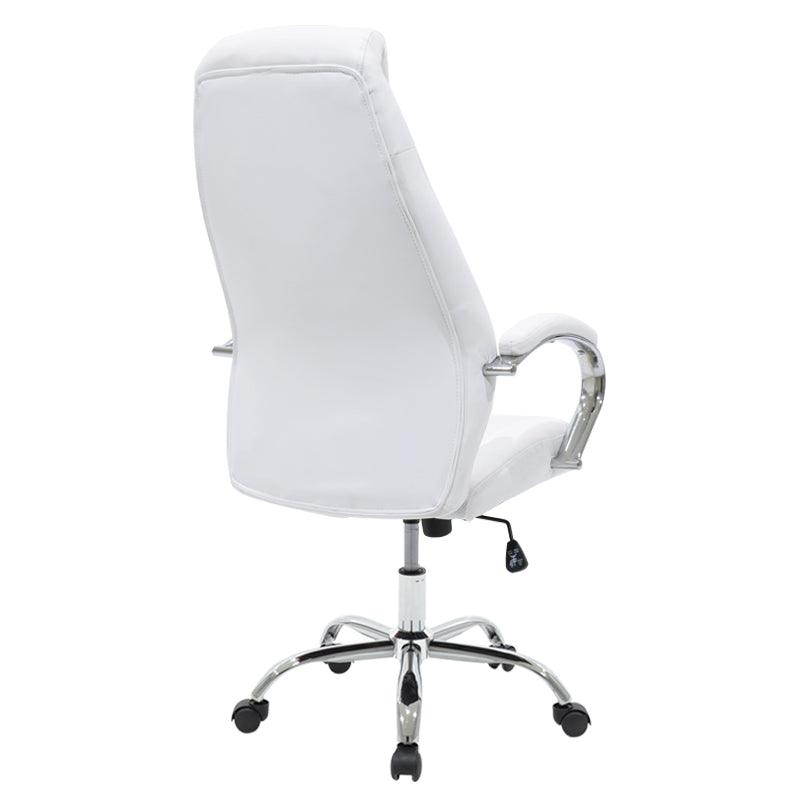 Scaun de birou manager Sonar, 57x61x120 cm - Alb