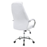 Scaun de birou manager Sonar, 57x61x120 cm - Alb