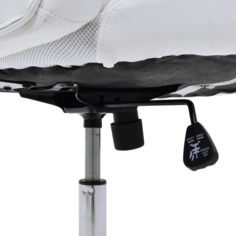 Scaun de birou manager Sonar, 57x61x120 cm - Alb