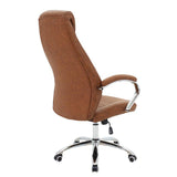 Scaun de birou manager Sonar, 57x61x120 cm - Maro
