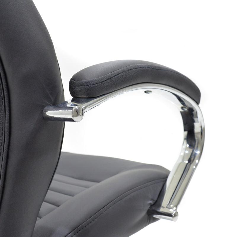 Scaun de birou manager Sonar, 57x61x120 cm - Negru