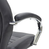 Scaun de birou manager Sonar, 57x61x120 cm - Negru