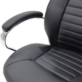 Scaun de birou manager Sonar, 57x61x120 cm - Negru