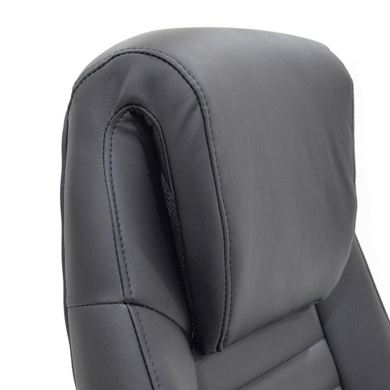 Scaun de birou manager Sonar, 57x61x120 cm - Negru