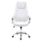 Scaun de birou manager Sonar, 57x61x120 cm - Alb