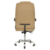 Scaun de birou Manager Toronsi, Bej - Negru, 60x68x128 cm - Bej