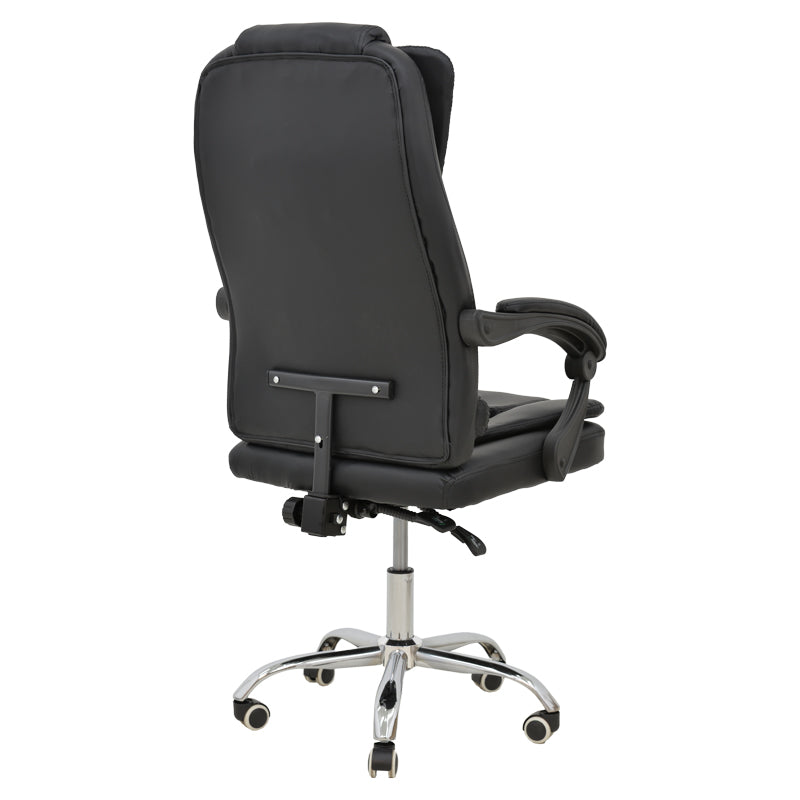 Scaun de birou Manager Toronsi, Bej - Negru, 60x68x128 cm - Negru