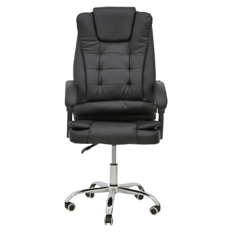 Scaun de birou Manager Toronsi, Bej - Negru, 60x68x128 cm - Negru