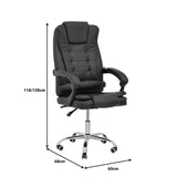 Scaun de birou Manager Toronsi, Bej - Negru, 60x68x128 cm - Negru