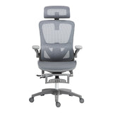 Scaun de birou manager Zenyk plasa, Alb, 63x70x126 cm