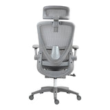 Scaun de birou manager Zenyk plasa, Alb, 63x70x126 cm