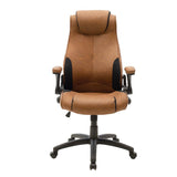 Scaun de birou managerial Bear PU, 65x79x115 cm - Maro