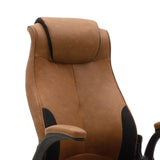 Scaun de birou managerial Bear PU, 65x79x115 cm - Maro