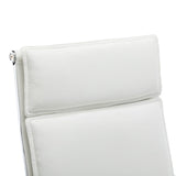 Scaun de birou managerial cu funcție ajustabilă Mavel, Albă, 55x62x100-110 cm