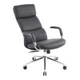 Scaun de birou managerial cu functie de ajustare Bendona, Negru, 71x78x119-127 cm