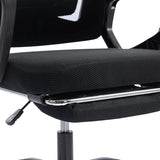 Scaun de birou managerial Meton, 48x60x128 cm - Negru