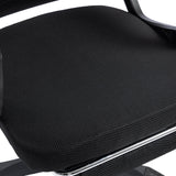 Scaun de birou managerial Meton, 48x60x128 cm - Negru