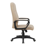 Scaun de birou managerial Roby, Crem, 60x70x110 cm