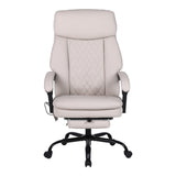Scaun de birou pentru director cu masaj Sedici, Bej, 72x63x115-123 cm