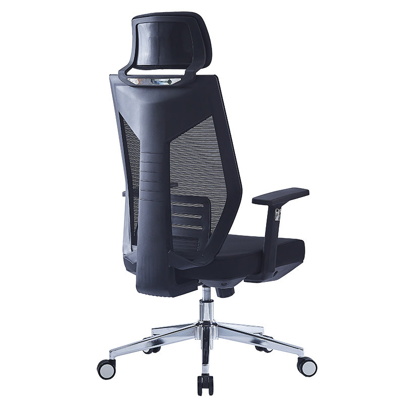 Scaun de birou pentru manager Commend, neagra, 50x50x114-124 cm