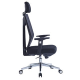 Scaun de birou pentru manager Commend, neagra, 50x50x114-124 cm