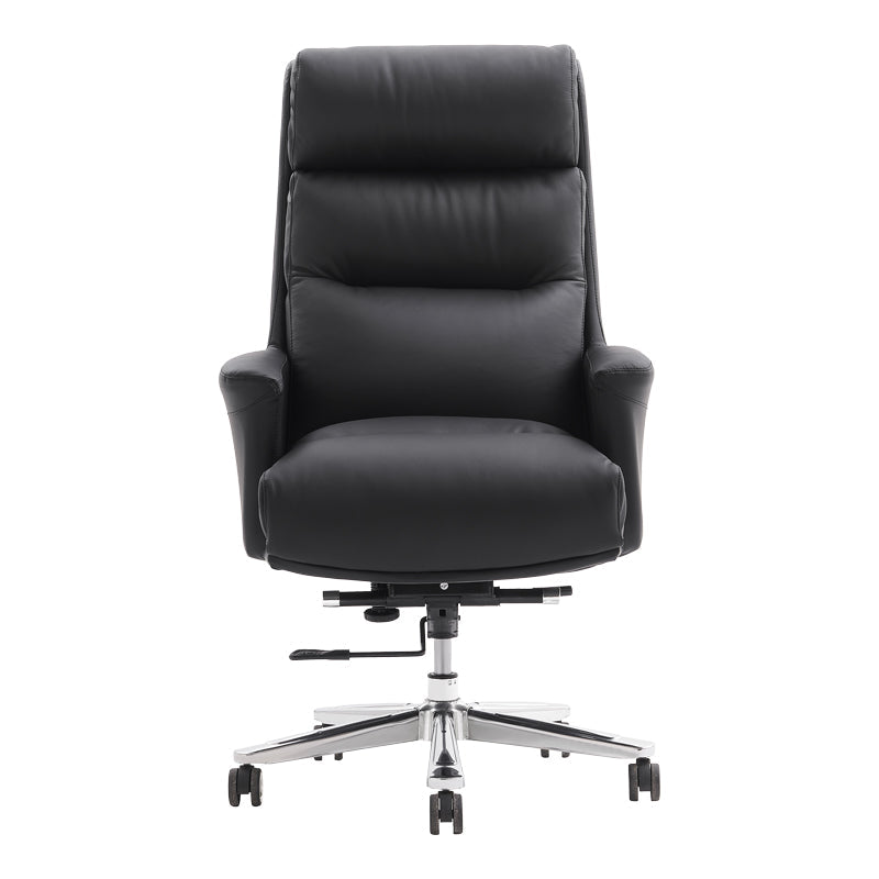 Scaun de birou pentru manager Nagal, neagra, 71x73x117-123 cm