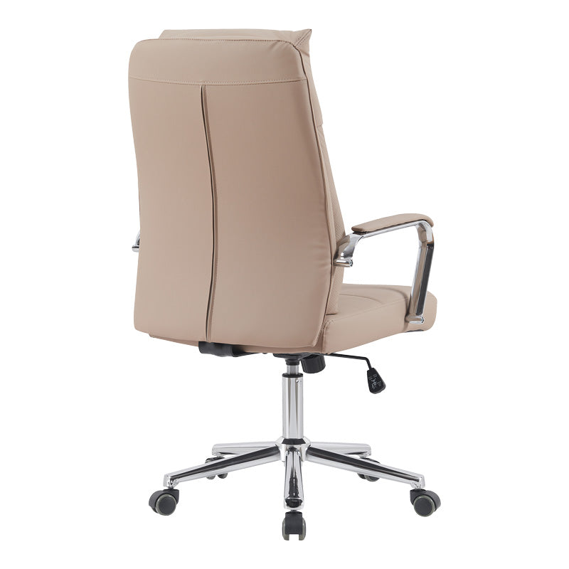 Scaun de birou pentru manager Siquel, cappuccino, 65x58 cm