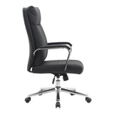 Scaun de birou pentru manager Siquel, neagra, 65x58 cm