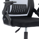 Scaun de birou Penza, 48x58x102 cm - Negru