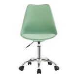 Scaun de birou reglabil Gaston II, Mint, Verde, 48x57x77-90 cm