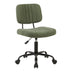 Scaun de birou reglabil Warra, Verde, 50x52x76-86 cm