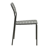 Scaun exterior Deraby, metal, 52x46x83 cm - Negru