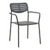 Fotoliu exterior Deraby, metal, 56x46x83 cm - 218-000043