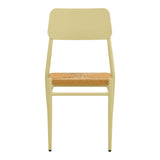 Scaun de exterior Giardino, Alb-Natural, 45x56x82 cm - Bej-Natural