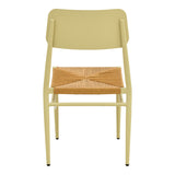 Scaun de exterior Giardino, Alb-Natural, 45x56x82 cm - Bej-Natural