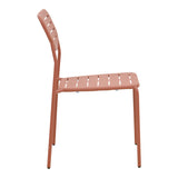Scaun exterior Deraby, metal, 52x46x83 cm - Teracota