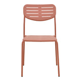Scaun exterior Deraby, metal, 52x46x83 cm - Teracota