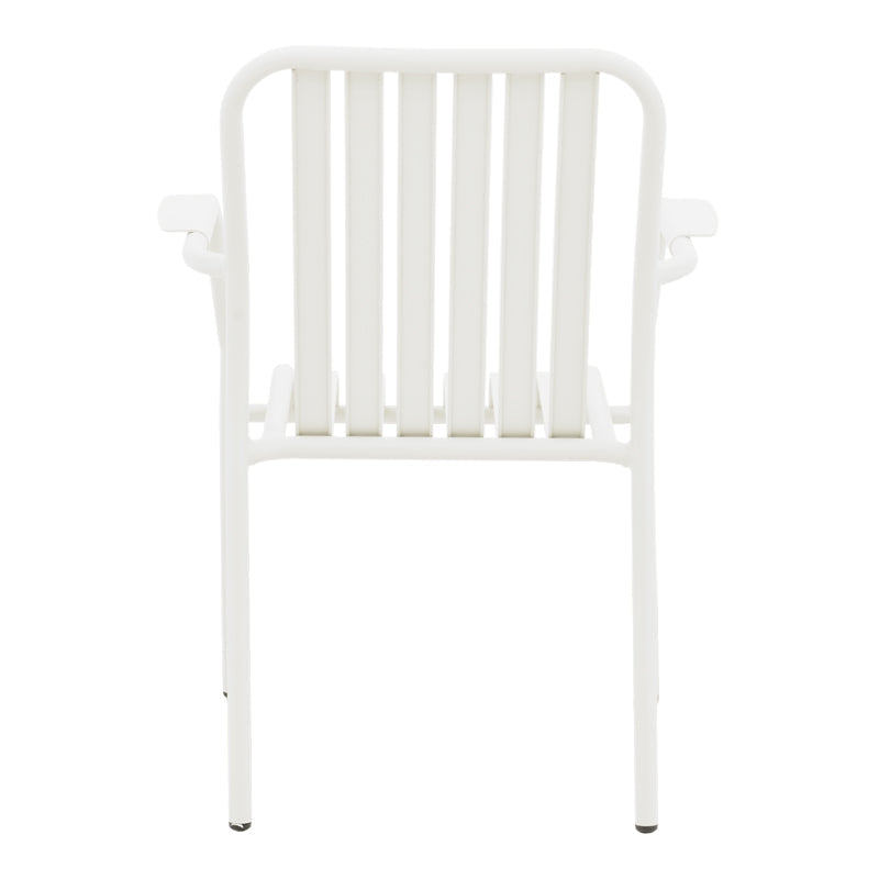 Scaun de exterior Vista stivuibil, aluminiu, Diverse culori, 62x60x84 cm - Alb