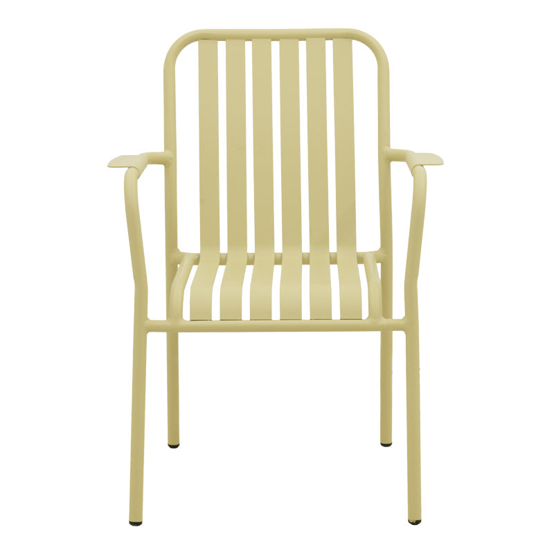 Scaun de exterior Vista stivuibil, aluminiu, Diverse culori, 62x60x84 cm - Bej
