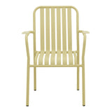 Scaun de exterior Vista stivuibil, aluminiu, Diverse culori, 62x60x84 cm - Bej