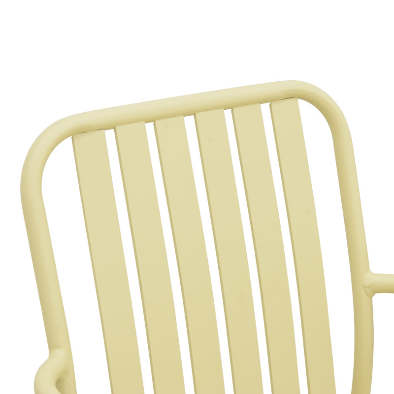 Scaun de exterior Vista stivuibil, aluminiu, Diverse culori, 62x60x84 cm - Bej
