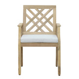Scaun de gradina Bolen, Bej, 59x63x89 cm