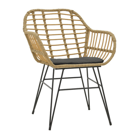 Scaun de gradina Naoki, Maro, 58x64x81 cm