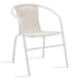 Scaun exterior Obbi, metal si PE, 56x54x73 cm