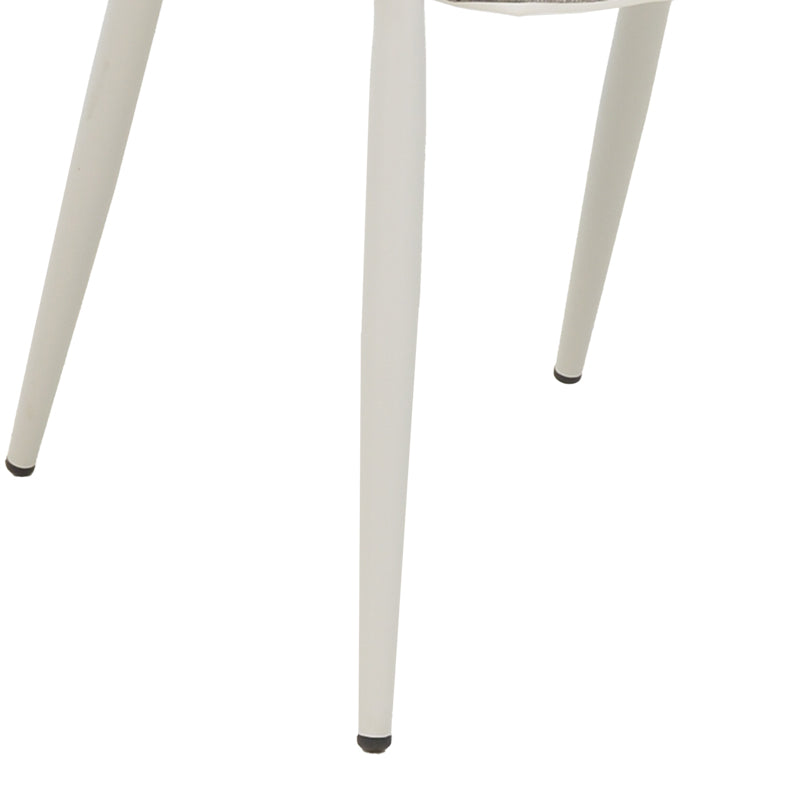 Scaun de gradina Raven, Alb - Gri, 57x62x78 cm - Alb