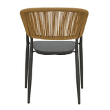 Scaun de gradina Raven, Alb - Gri, 57x62x78 cm - Gri inchis